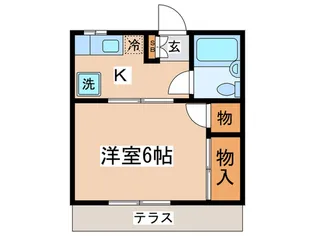 ラ・ベルナ【1階】の間取り