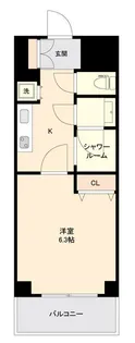 CITY SPIRE 森下【4階】の間取り