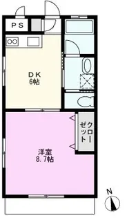 ペアーズ・ヒル第2【3階】の間取り