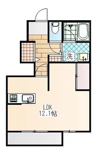 パルフェ【1階】の間取り