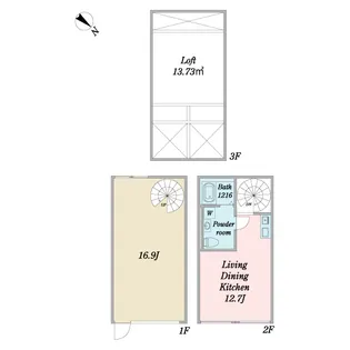 Mechanic’s Base Shinagawaの間取り