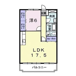 ハイツ山路【2階】の間取り