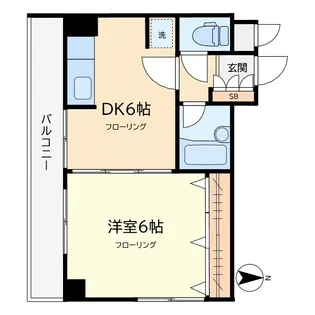 アクシス学芸大【2階】の間取り