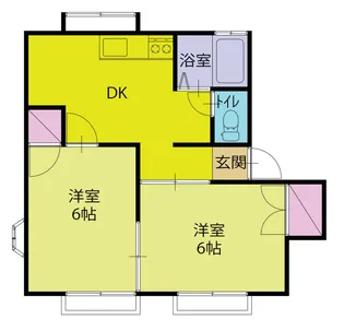 清水ヒルズL【2階】の間取り