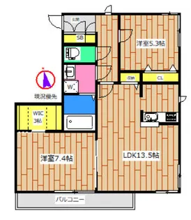 フェリーチェ【2階】の間取り