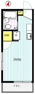 ル・ヴィラージュ久我山【1階】の間取り