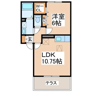 永久ハイツ【1階】の間取り