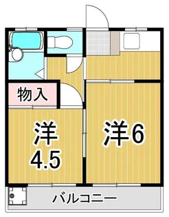 コーポ菊寿【2階】の間取り