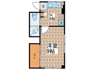 大崎カーサグランデ【2階】の間取り