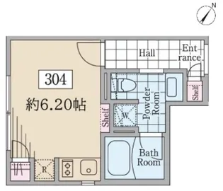 Reve Residence 三宿 レーヴレジデンスみしゅく【3階】の間取り