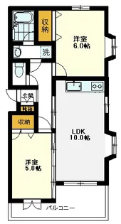 ロジュマン【1階】の間取り