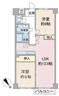 吉祥寺北町ハイム【2階】の間取り