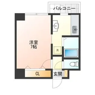 クレセント松蔭【1階】の間取り