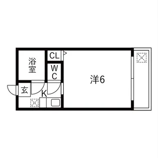 ピアレス多喜【3階】の間取り