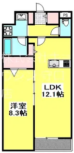 イレーネ守口【2階】の間取り