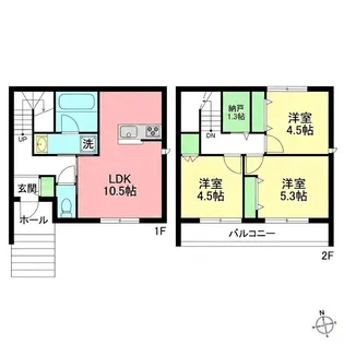 仮称)大庭メゾン【1階】の間取り