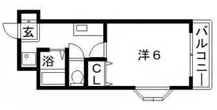 アーバンコートアベノII【2階】の間取り