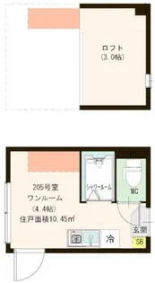 ハーモニーテラス豊島II【2階】の間取り