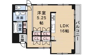 北浦マンション【1階】の間取り