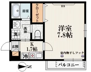 Meg牛込【3階】の間取り