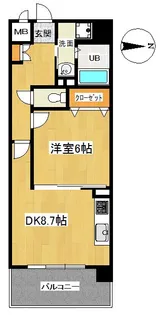 WEISS MAGNOLIA【7階】の間取り