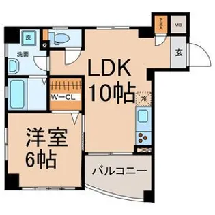メゾン・ヴェルメイユ 2【2階】の間取り