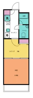 レジデンス八王子上野町【4階】の間取り