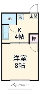 カーサおくむら【2階】の間取り