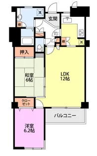 ロイヤルマンション【4階】の間取り