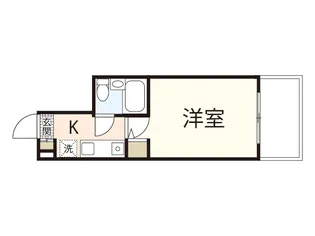 KAWABE340ビル【6階】の間取り