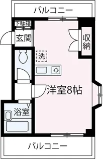 グランブルー【2階】の間取り