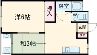 ハイツ永沢【3階】の間取り