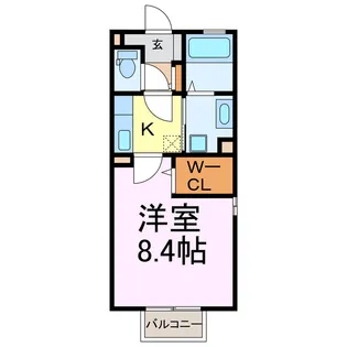 ラシーヌ・コート【2階】の間取り