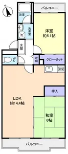 ロイヤルグリーン八千代2号棟【1階】の間取り