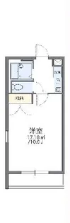 レオパレスINA【2階】の間取り