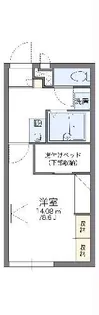 レオパレス佳蔵【2階】の間取り