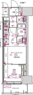 CREST TAPP名古屋山王【10階】の間取り