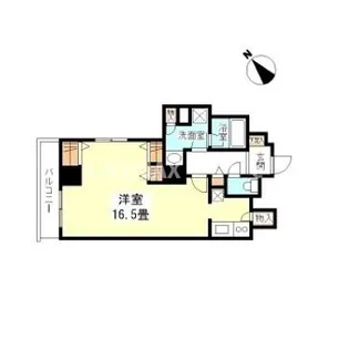 TKフラッツ渋谷【13階】の間取り
