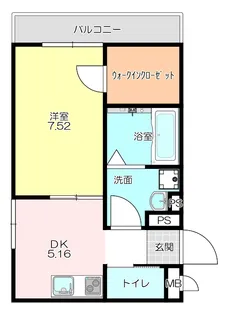 AILE南塚口【3階】の間取り