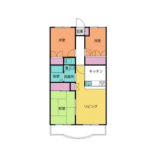 メイフェア【3階】の間取り