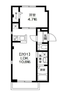 カーサおぎの【2階】の間取り