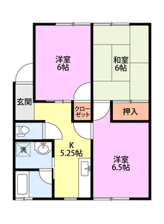 ハイツサンライト【2階】の間取り