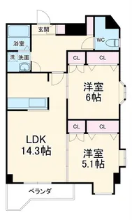 ステラ霞II【3階】の間取り