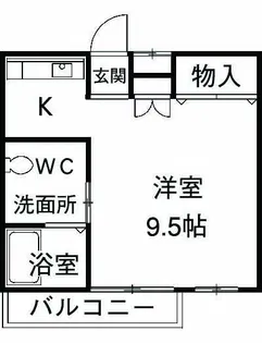 エスペランス【3階】の間取り
