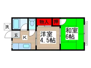 グランデ-ル柏【2階】の間取り