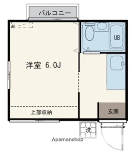 パレスモトスミ【2階】の間取り