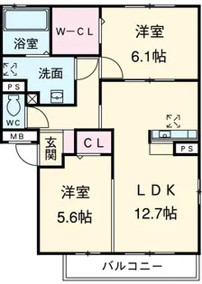 ブラン・レジデンス C【2階】の間取り