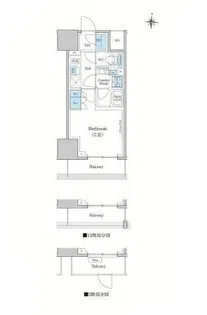 スタイリオ蒲田WEST【9階】の間取り