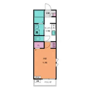 SEIWAレジデンス【3階】の間取り