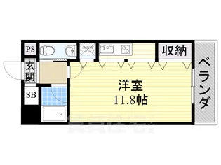 ツインリーブス【7階】の間取り